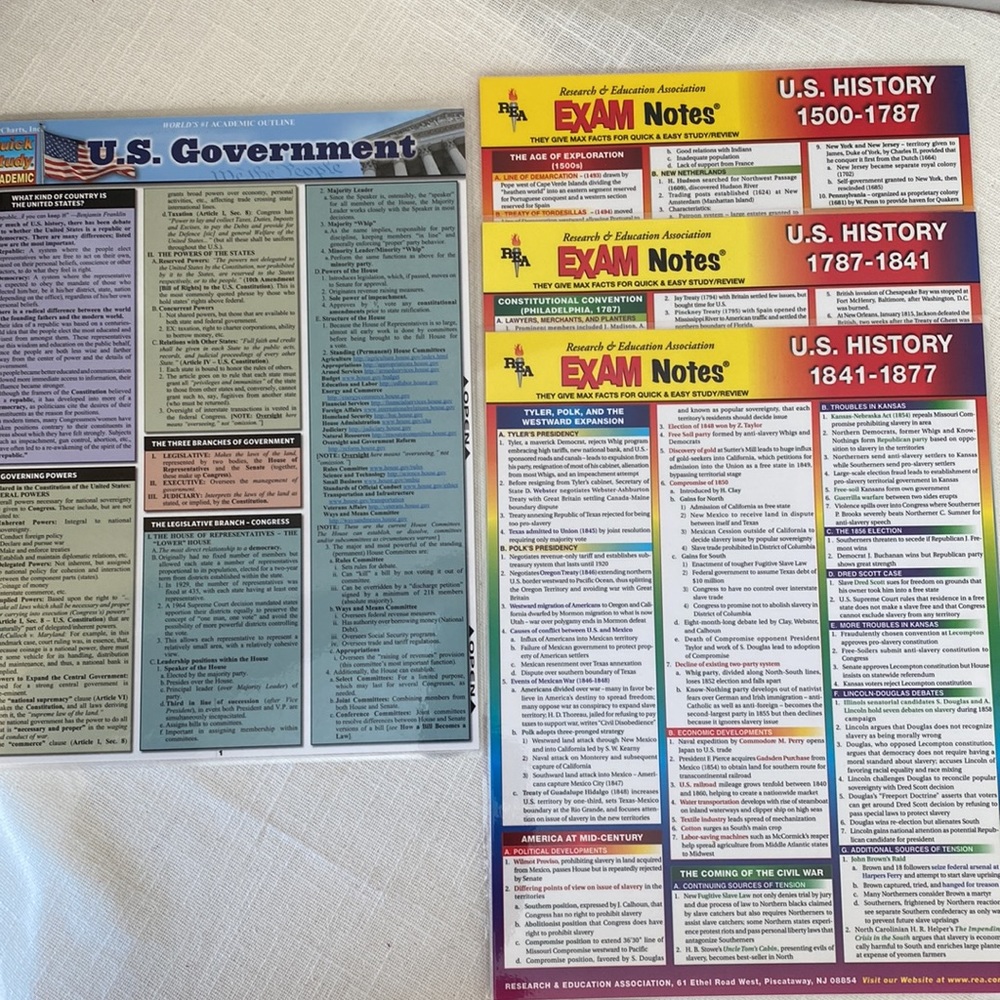 3/$15 🎁 Study Guides to Prep for US History Exam